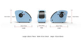 MedEq TimePod 2 | 2.0 ATA Triangular Hard-Shell Monoplace Hyperbaric Chamber