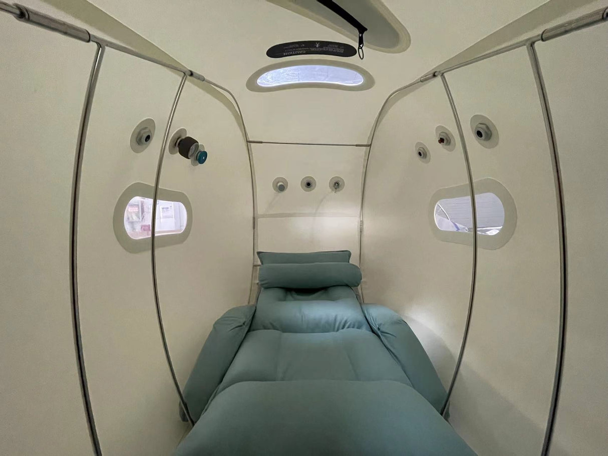 TimePod Air 1.5 (Pro) | 1.5ATM Soft-Shell Hyperbaric Chamber with Reclining Hyperbaric Chamber