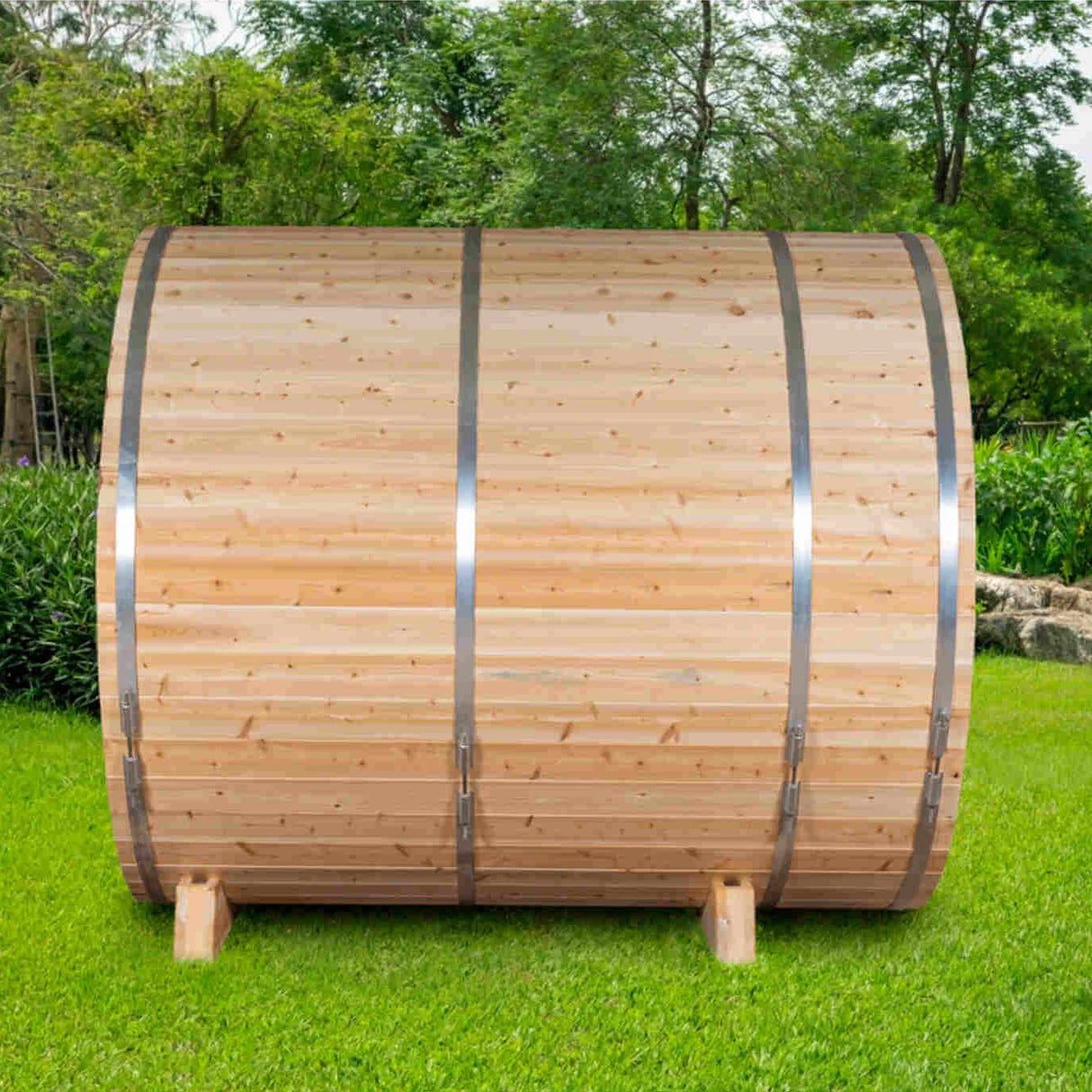 Dundalk Leisurecraft Canadian Timber 6-Person Tranquility MP Barrel Sauna | CTC2345MP