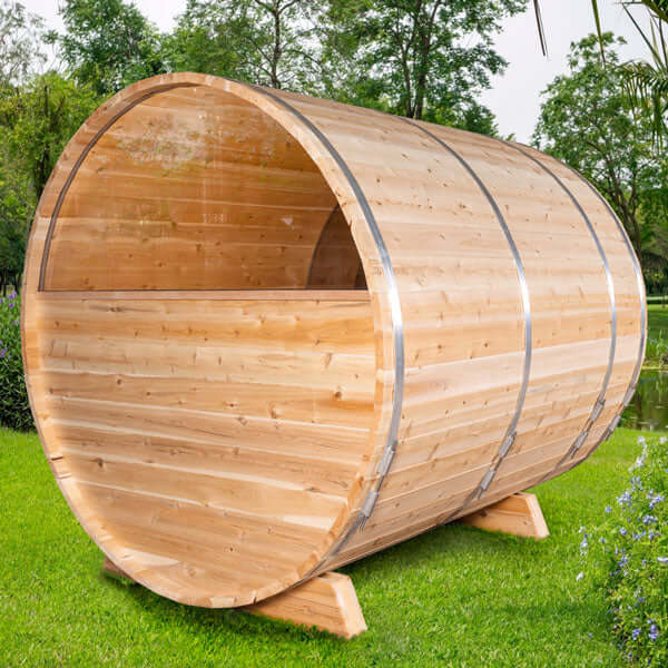 Dundalk Leisurecraft Canadian Timber 6-Person Tranquility MP Barrel Sauna | CTC2345MP