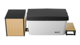RevX Acrylic X Tub Cold Plunge + LUX High Performance Chiller and Filtration System