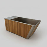 MedEq Wood/Stainless Steel Cold & Hot Plunge Pool With Integrated Chiller/Heater