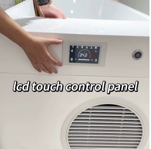 MedEq Wood/Stainless Steel Cold & Hot Plunge Pool With Integrated Chiller/Heater
