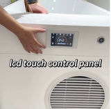 MedEq Wood/Stainless Steel Cold & Hot Plunge Pool With Integrated Chiller/Heater
